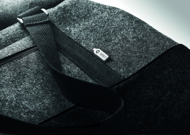 Logotrade promotional product picture of: RPET felt weekend bag